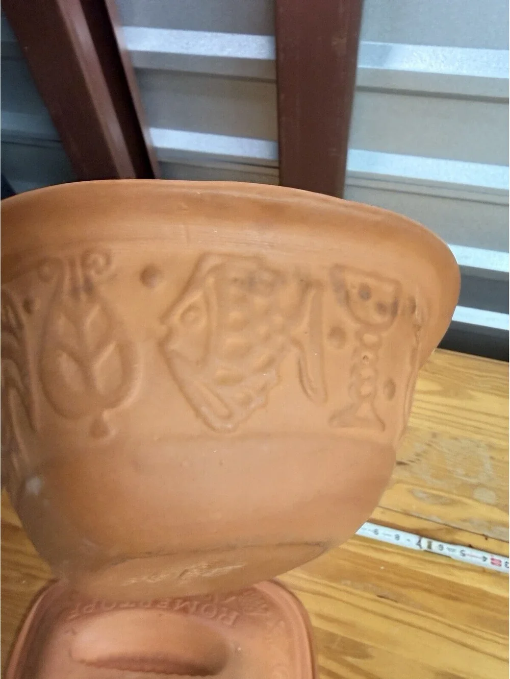 Vintage Romertopf #111 Bay-West Germany Terra Cotta Clay Baker Roaster